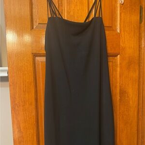 Elegant Black Strapless Dress